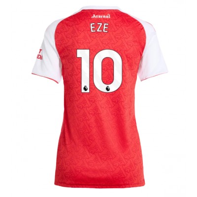 Ženski Nogometni dresi Arsenal Eberechi Eze #10 Domači 2025-26 Kratek Rokav Ženski Nogometni dresi Arsenal Eberechi Eze #10 Domači 2025-26 Kratek Rokav